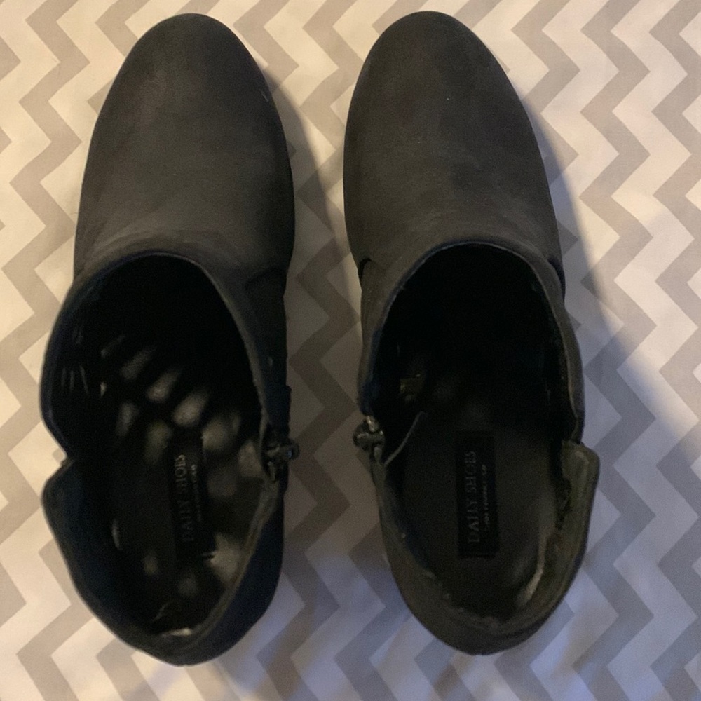 Black ankle boots